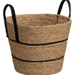 Panier bicolore avec poignees