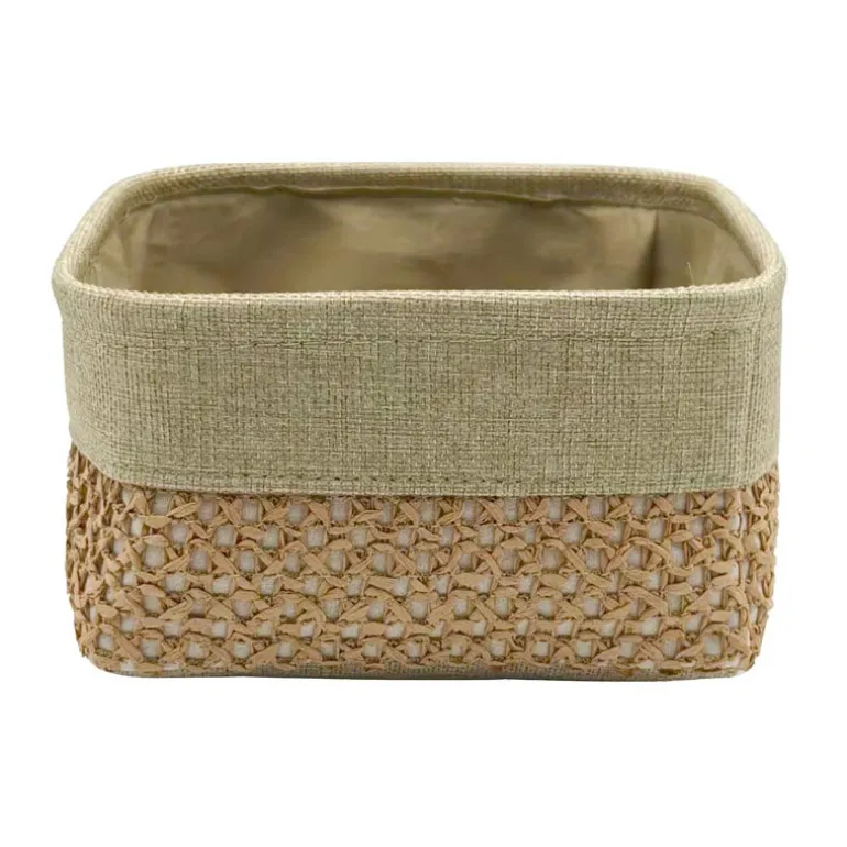 Panier de rangement tresse l