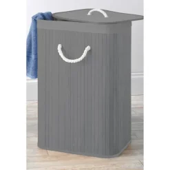 Paniere a linge bambou