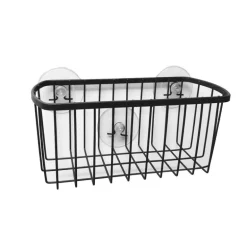 Paniere a ventouse noire 21.5x9.