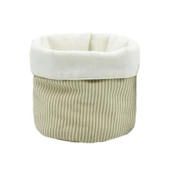 Paniere de rangement a rayures s