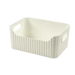 Paniere de rangement blanc
