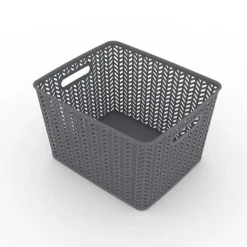 Paniere de rangement chevron
