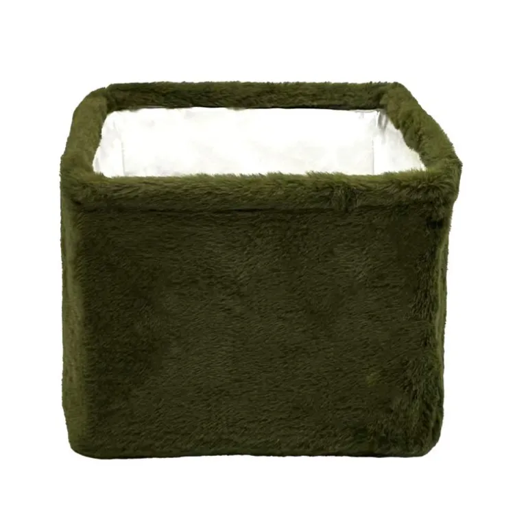 Paniere de rangement fourrure