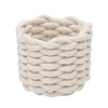 Paniere rangement en corde creme