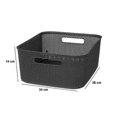 Panier 11l gris crochy