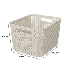 Panier 19l lin crochy