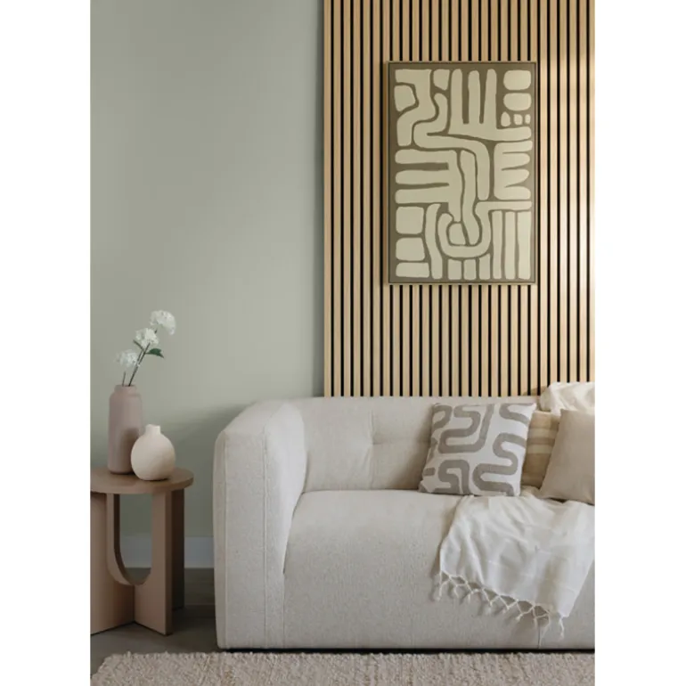 Panneau decoratif tasseaux bois