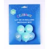 Paquet de 20 ballons bleu birthd