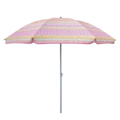Parasol imprimes bleu-blanc 1.8m