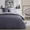 Parure 260x240 bicolore gris