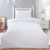 Parure 140x200 gaufree blanc