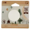 Patere bambou d4,5cm blanc