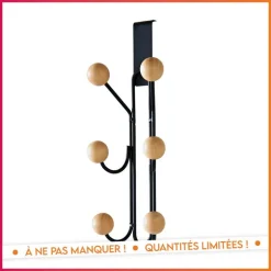 Patere de porte 6 crochets