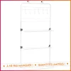 Patere de porte + sechoir 2en1
