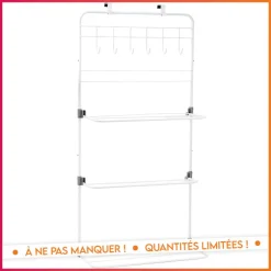 Patere de porte + sechoir 2en1