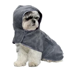 Peignoir pour chien microfibre s