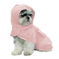 Peignoir pour chien microfibre s