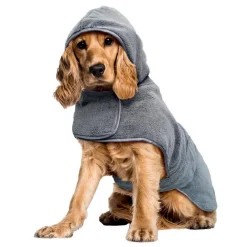 Peignoir pour chien microfibre m