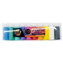 Peinture acrylique A 60 ml x 10
