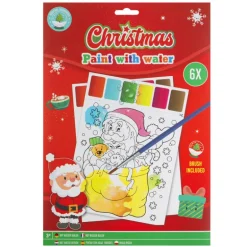 Peinture a l'eau noel a4