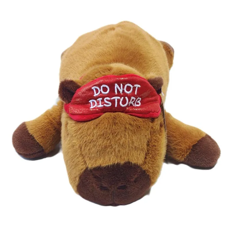 Peluche capybara dormant