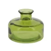 Petit vase verre vert