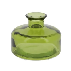 Petit vase verre vert