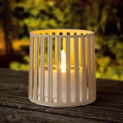 Photophore solaire panier