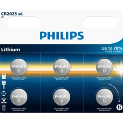 Pile philips lithium coin cr2025