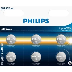 Pile philips x6 cr2032