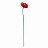 Piquet coquelicot metal