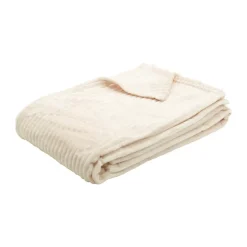 Plaid cotele 130x160cm creme