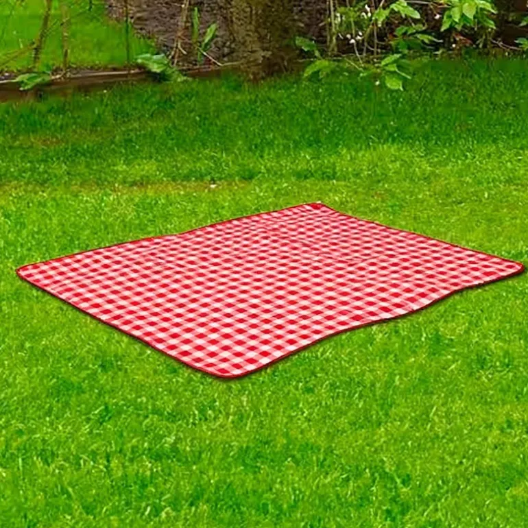 Plaid de picnic vichy 130x150cm