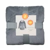 Plaid hoodie gris simply cosy