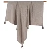 Plaid india 130x170cm creme