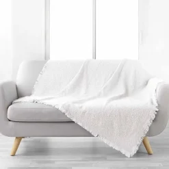 Plaid pia 125x150cm blanc