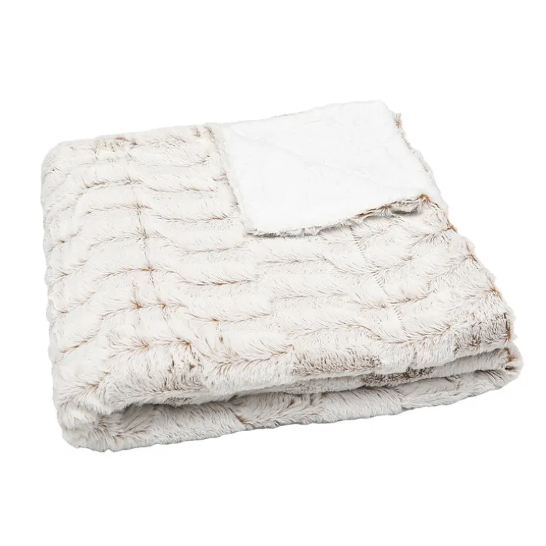 Plaid tromso creme 130x160cm