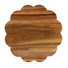 Planche fleur en acacia 30cm