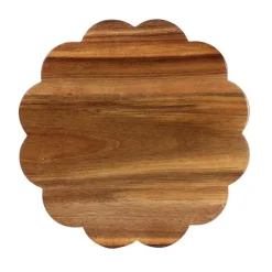 Planche fleur en acacia 30cm