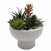 Plante artificielle pot blanc su