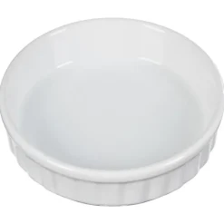 Plat creme brulee blanc d12.5cm