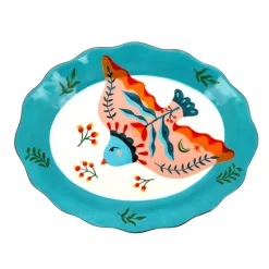 Plat de service yucatan oiseau