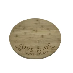 Plateau de service bambou grave