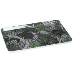 Plateau jungle vert/noir 45x30cm
