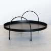 Plateau metal sur pied