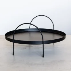 Plateau metal sur pied