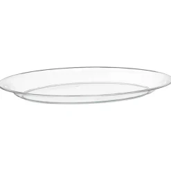 Plateau oval plastique reutilisa
