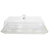 Plateau plastique et lisere dore
