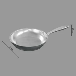Poele 26cm inox resilience